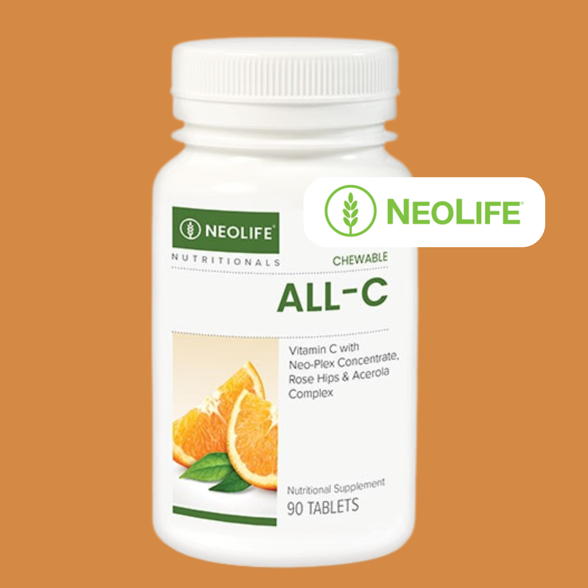 NeoLife Chewable All-C supplement for immune support, antioxidant protection, and vitamin C boost